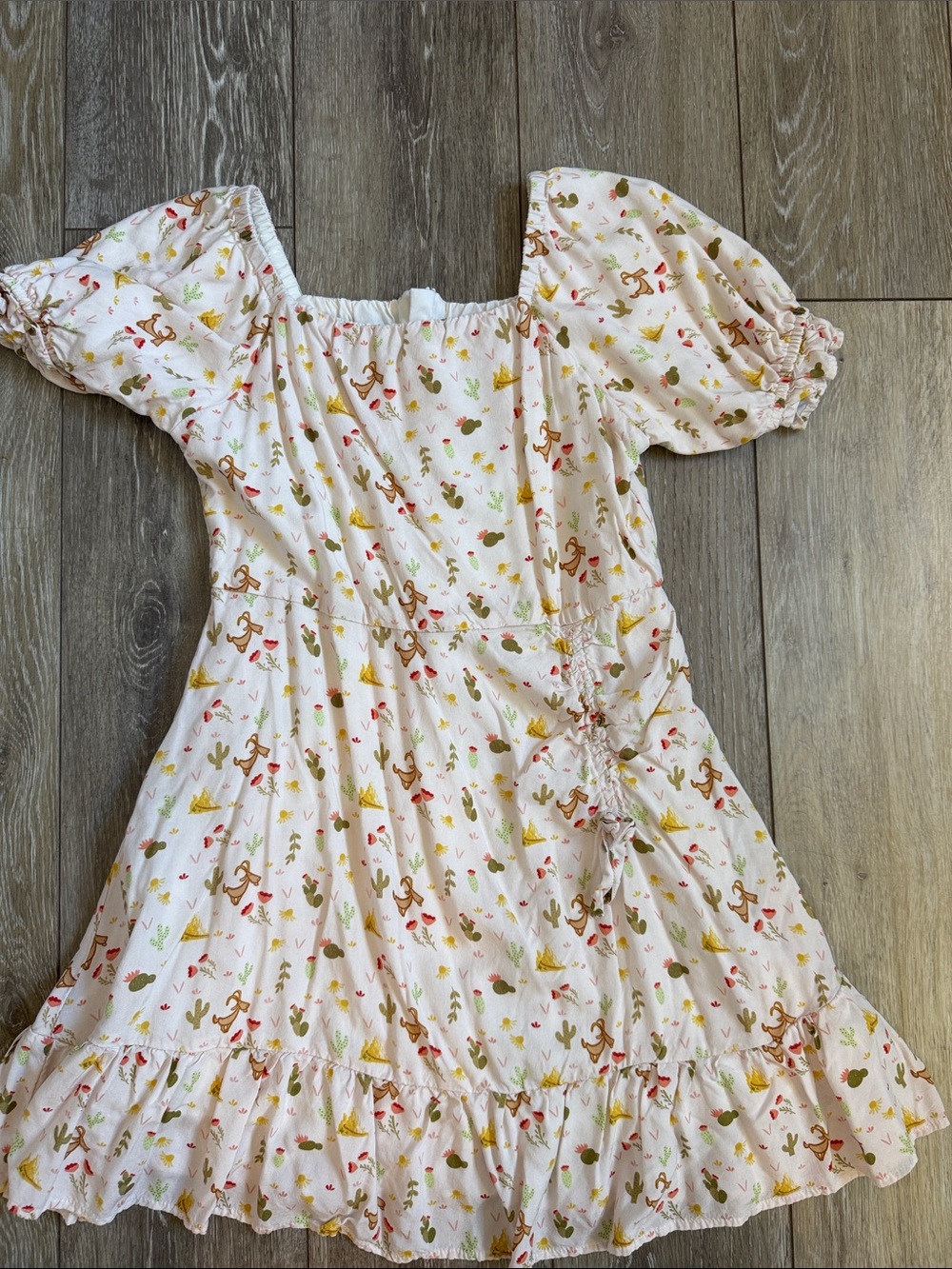 Disney thunder Mountain railroad ILY dress NWOT SIZE 7/8 girls